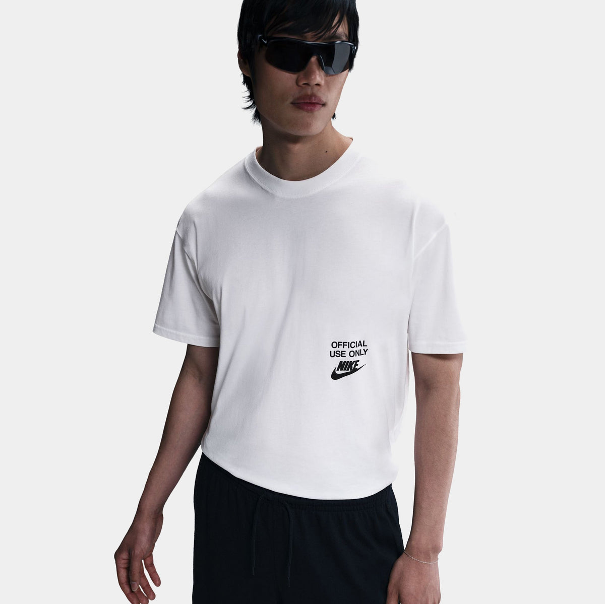 NSW Max 90 Remix Mens Short Sleeve Shirt (White/Black)