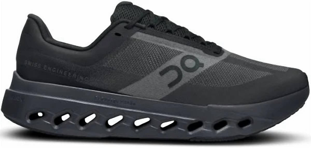 Men's Cloudsurfer Next Running Shoes In Black/ Eclipse