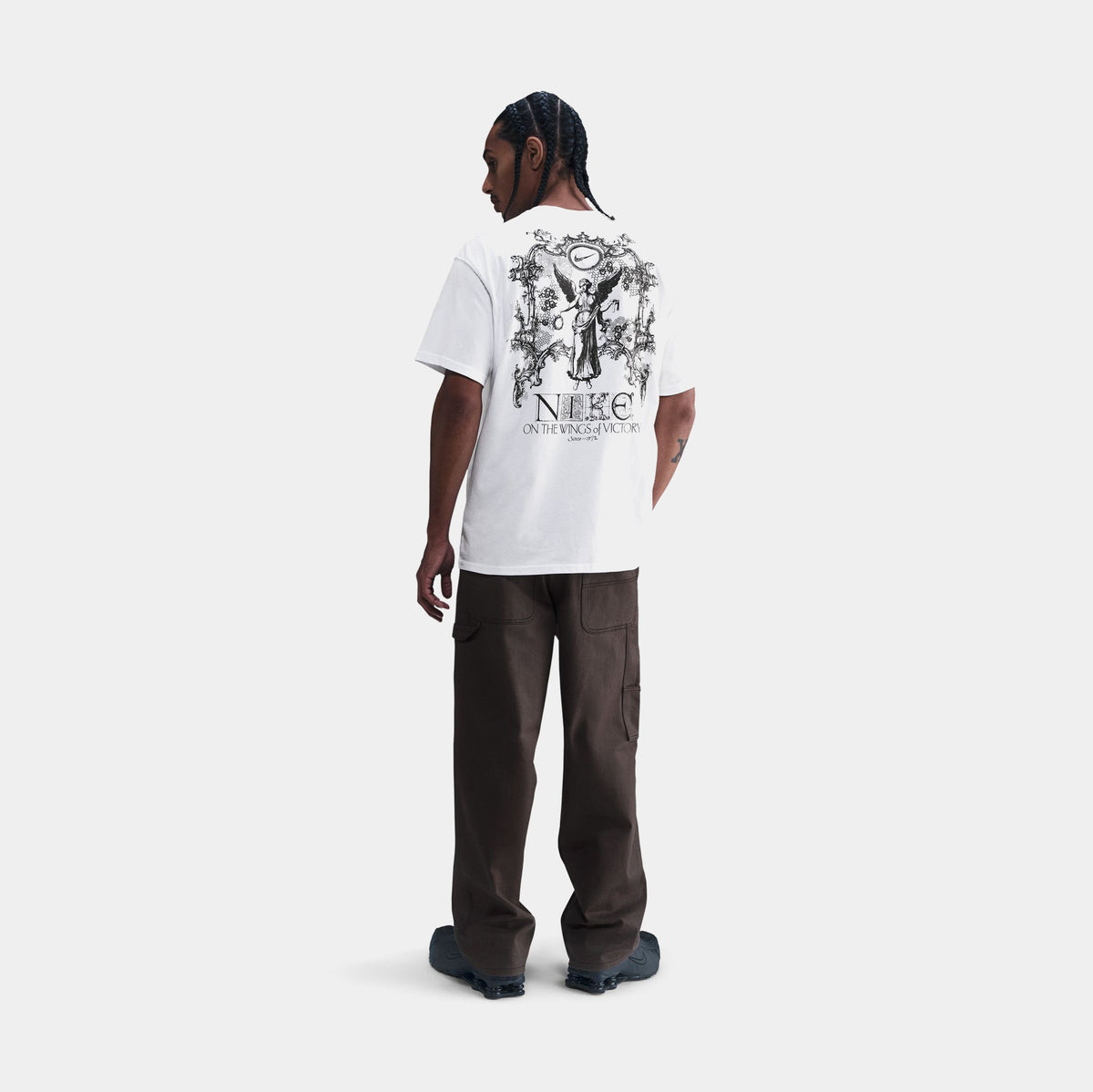 NSW Max 90 On The Wings Of Victory Mens Short Sleeve Shirt (White/Black)