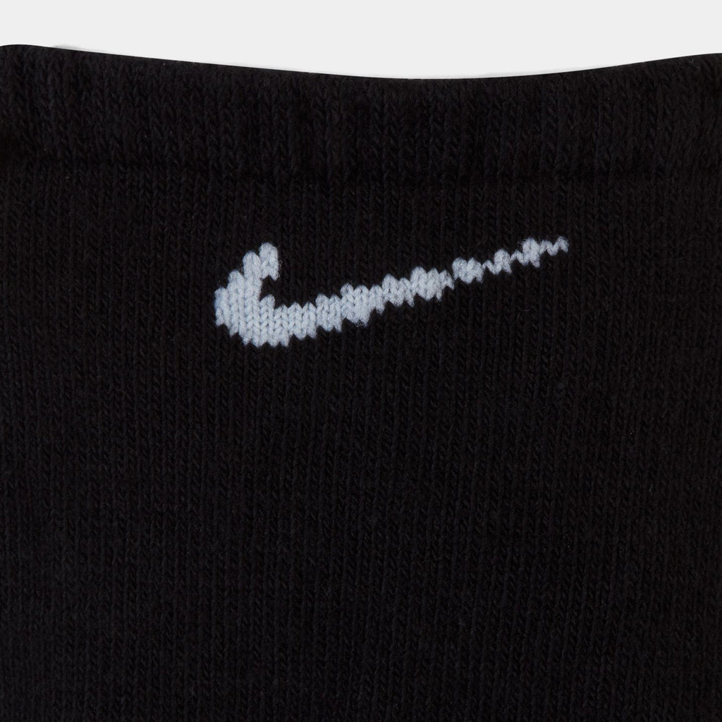 3 Pack Everyday No Show Mens Socks (Black)