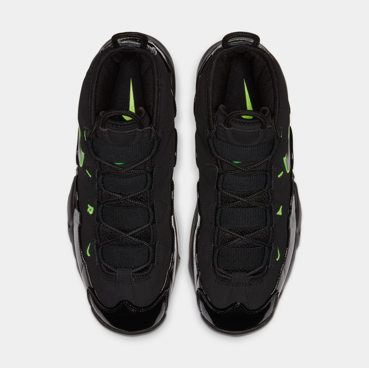 Air Max Uptempo 95 Black Volt  Mens Basketball Shoes (Black/Volt)