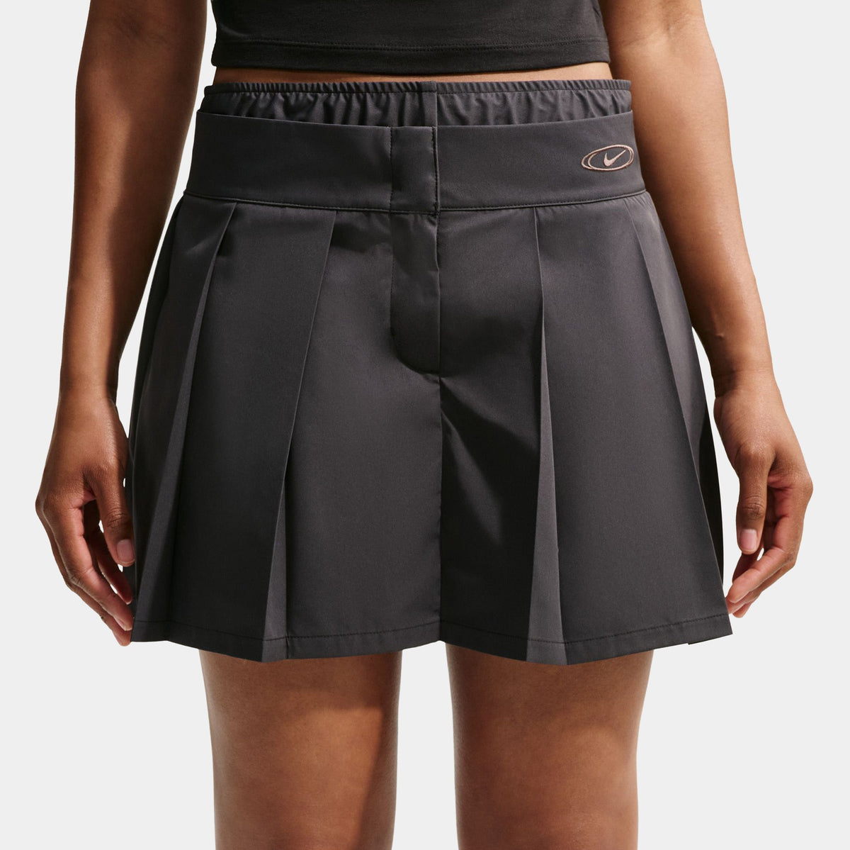 Sportswear Pleated Womens Miniskirt (Black/Ridgerock)