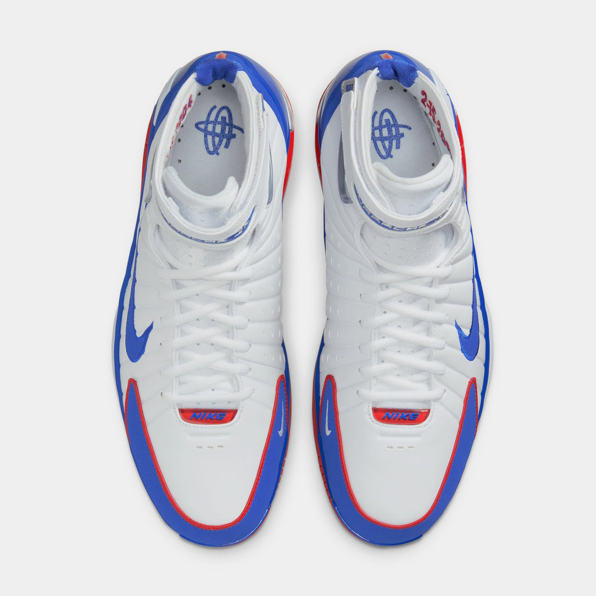 Air Zoom Huarache 2K4 All Star Mens Basketball Shoes (White/Varsity Royal/Varsity Red)