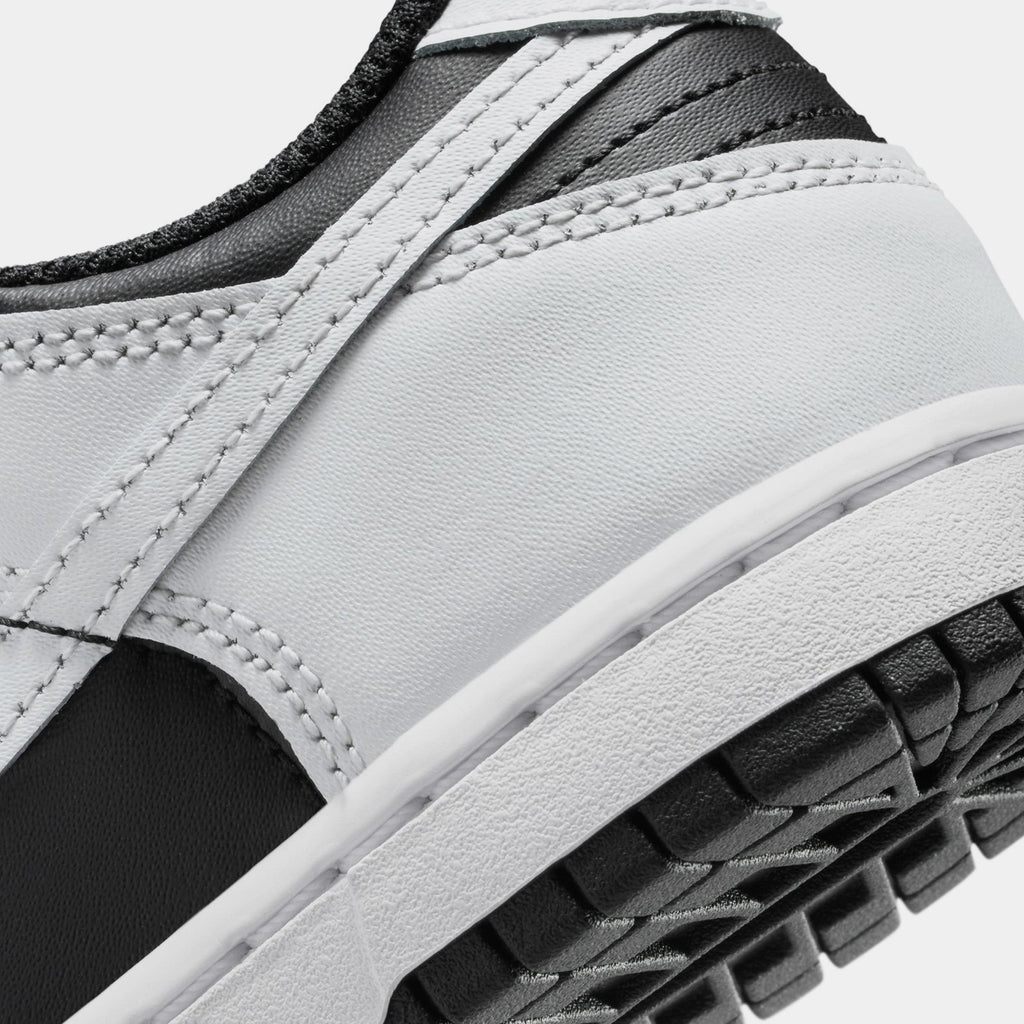 Dunk Low Preschool Lifestyle Shoes (Black/Platinum Tint/White)