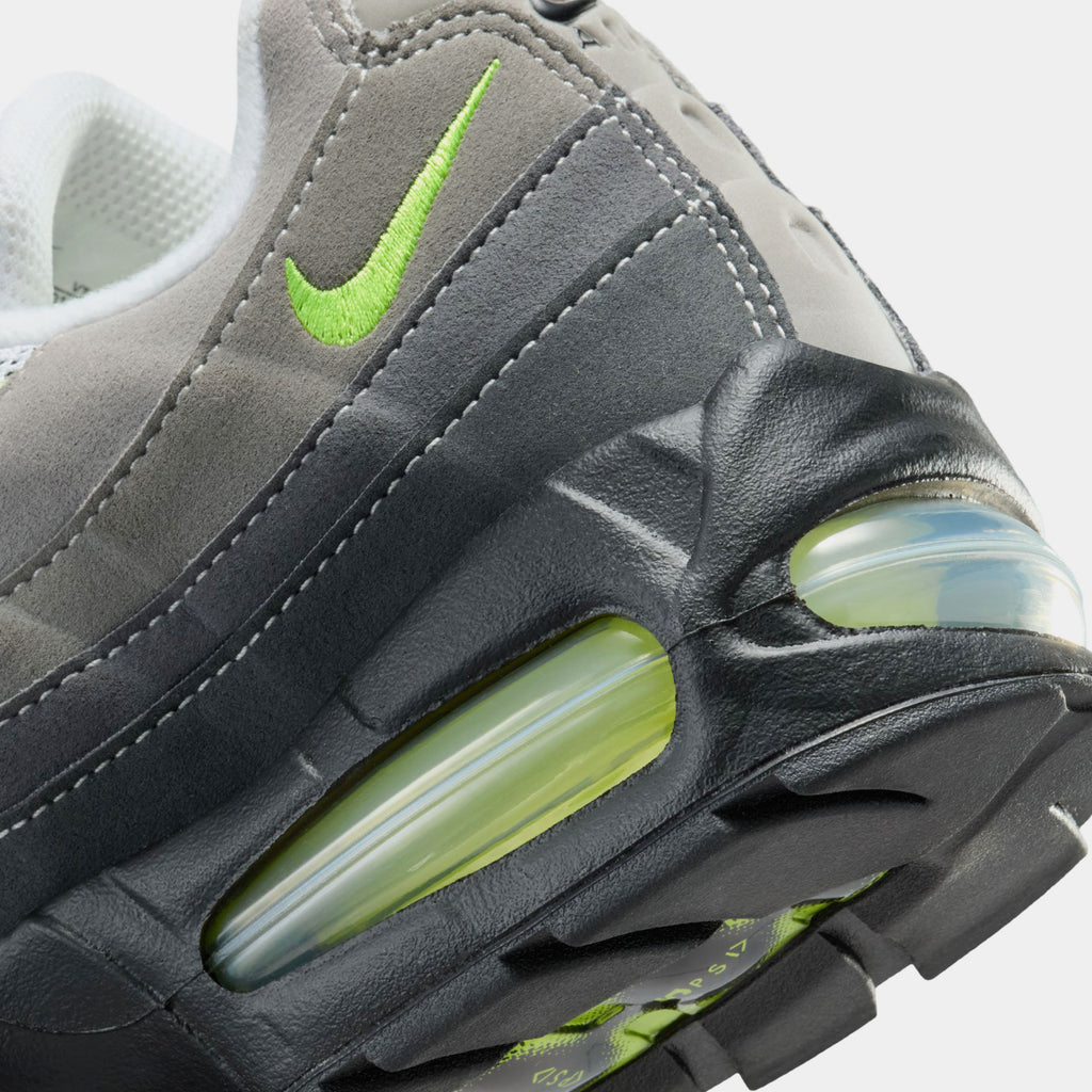 Air Max 95 Big Bubble Neon Womens Running Shoes (Black/Neon Yellow/Anthracite/Light Graphite)