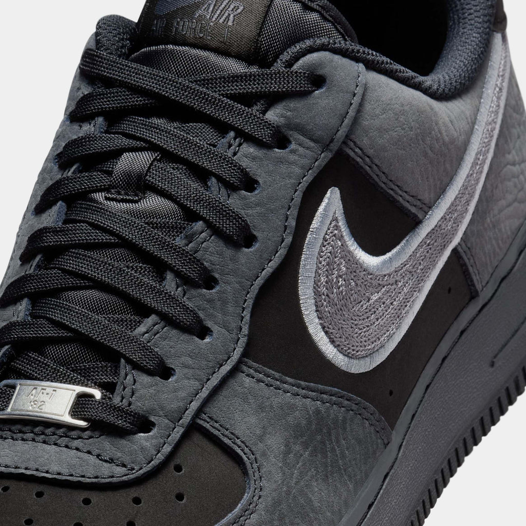 Air Force 1 Low Mens Lifestyle Shoes (Black/Smoke Grey/Dark Smoke Grey)