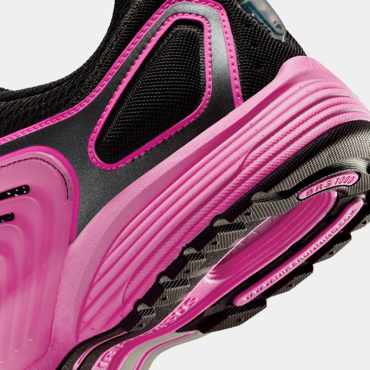 Air Pegasus Wave Mens Running Shoes (Black/Metallic Platinum/Pink Blast) Final Sale