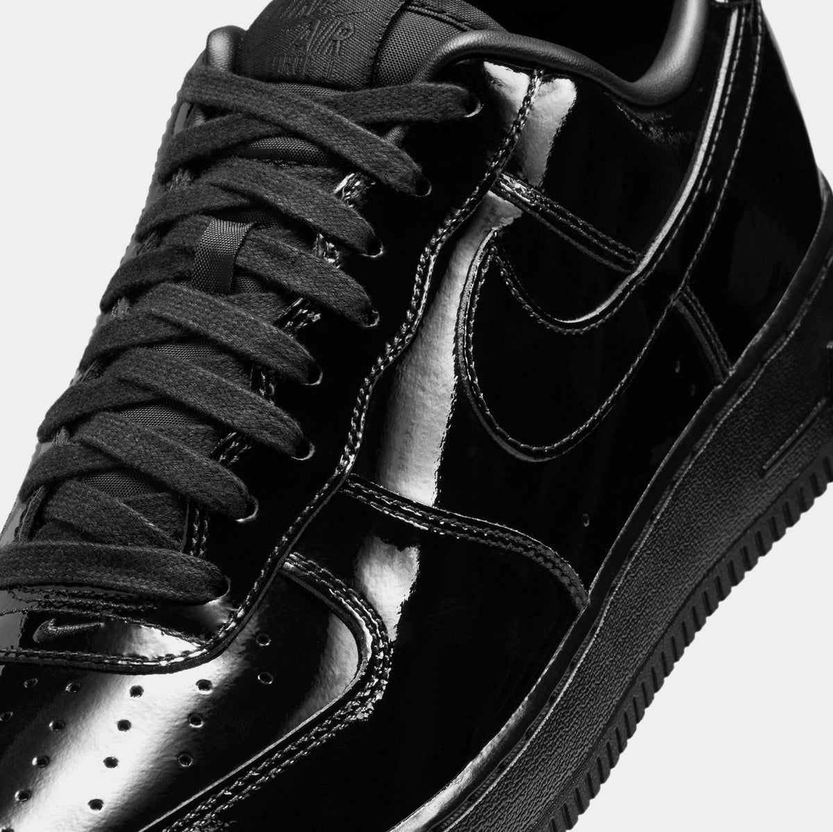 Air Force 1 '07 Patent Leather Mens Lifestyle Shoes (Black/Black/Black)