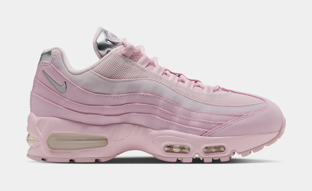 Air Max 95 Big Bubble Chrome Pink Foam Womens Running Shoes (Pink Foam/Pearl Pink/Metallic Silver)