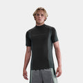 Tech Dri Fit Base Layer Mens Short Sleeve Shirt (Black/Anthracite/Anthracite/Black)