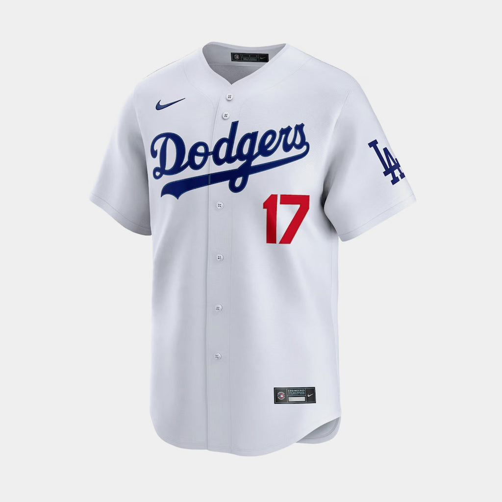 Los Angeles Dodgers Shohei Ohtani Home Mens Jersey (White/Blue)