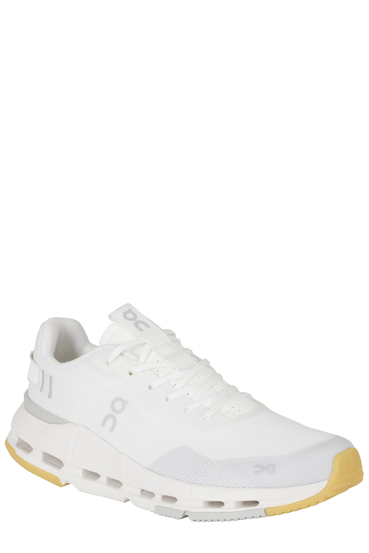 White Cloudnova Form 2 Mesh Rubber Sole Nylon Sneakers
