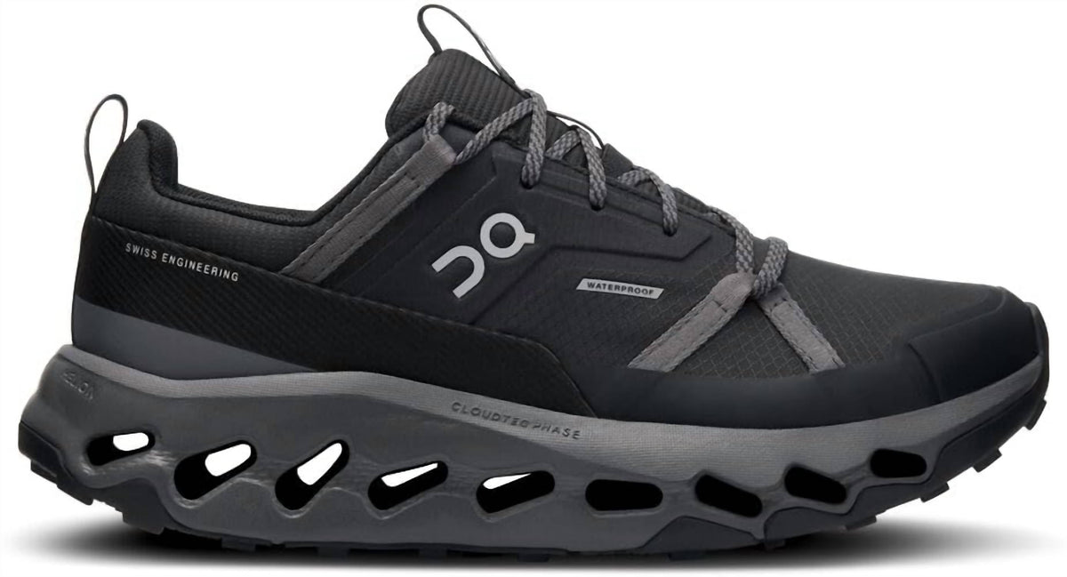 Men's Cloudhorizon Waterproof Hiking Shoes In Black | Eclipse