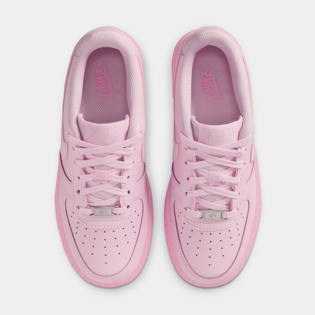 Air Force 1 Grade School Lifestyle Shoes (Pink Foam/Pink Foam/Pink Rise)
