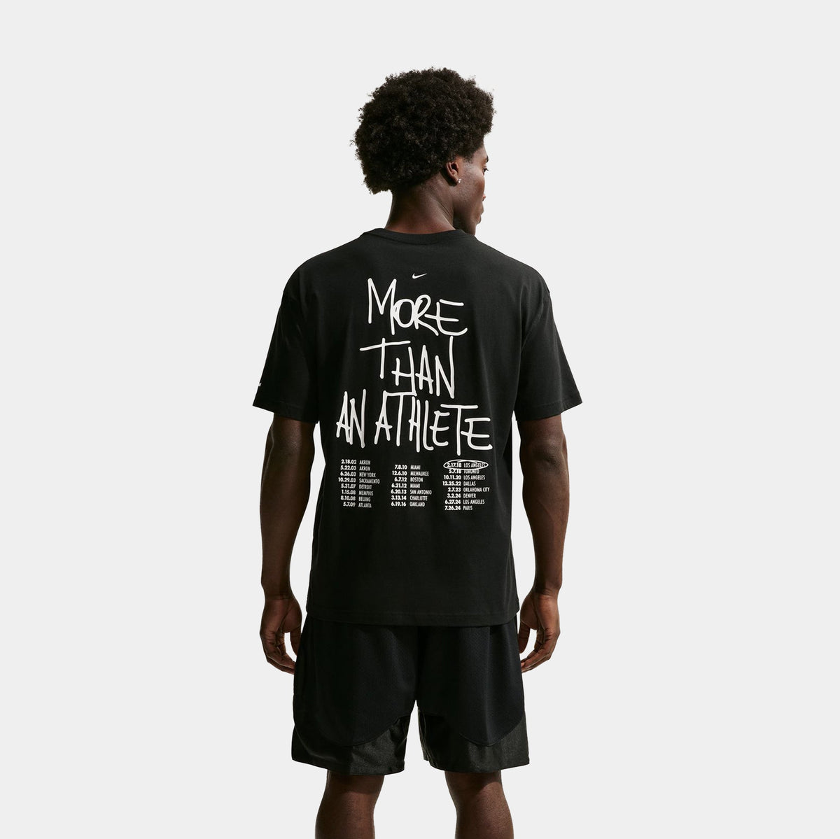 LeBron Shut Up and Dribble Mens Short Sleeve Shirt (Black)