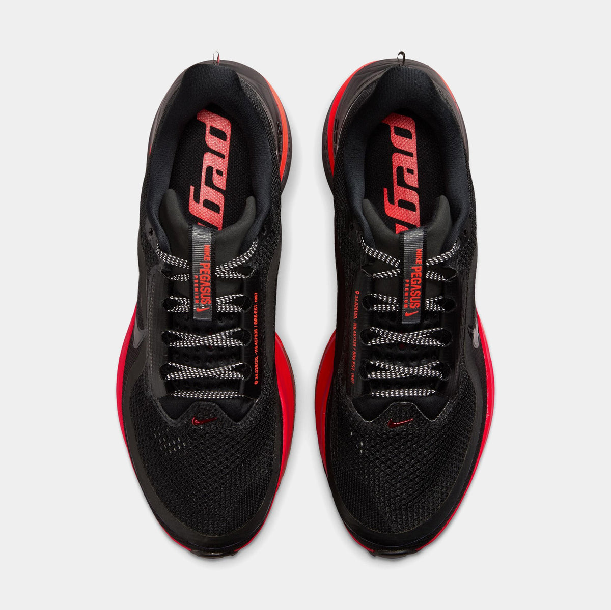 Pegasus Premium Mens Running Shoes (Black/University Red/Bright Crimson/Black)