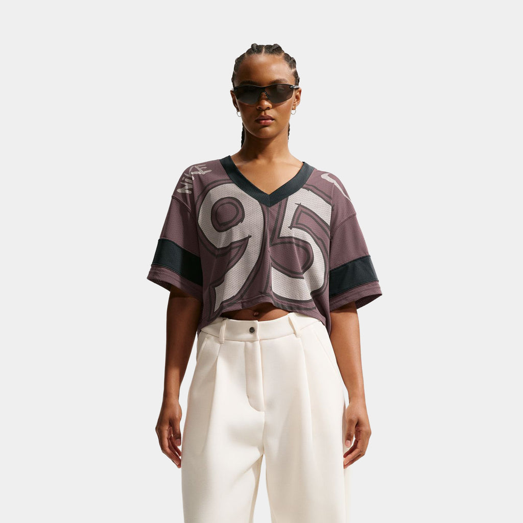 NSW Oversized Cropped Womens Jersey (Brown/Grey)