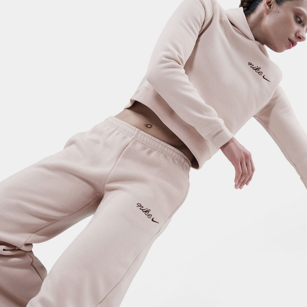 NSW Phoenix Fleece Straight Leg Womens Sweatpants (Silt Red)