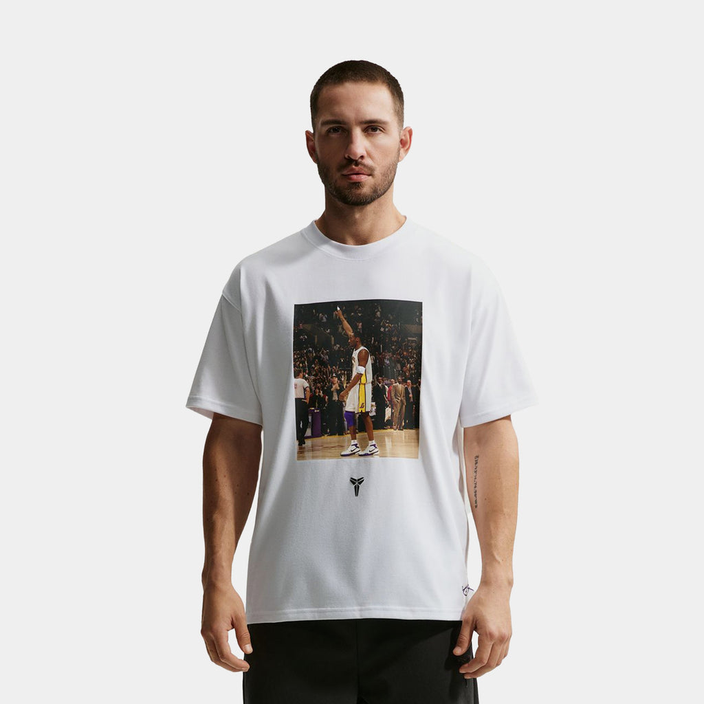Kobe Dri Fit Mens Short Sleeve Shirt (White)