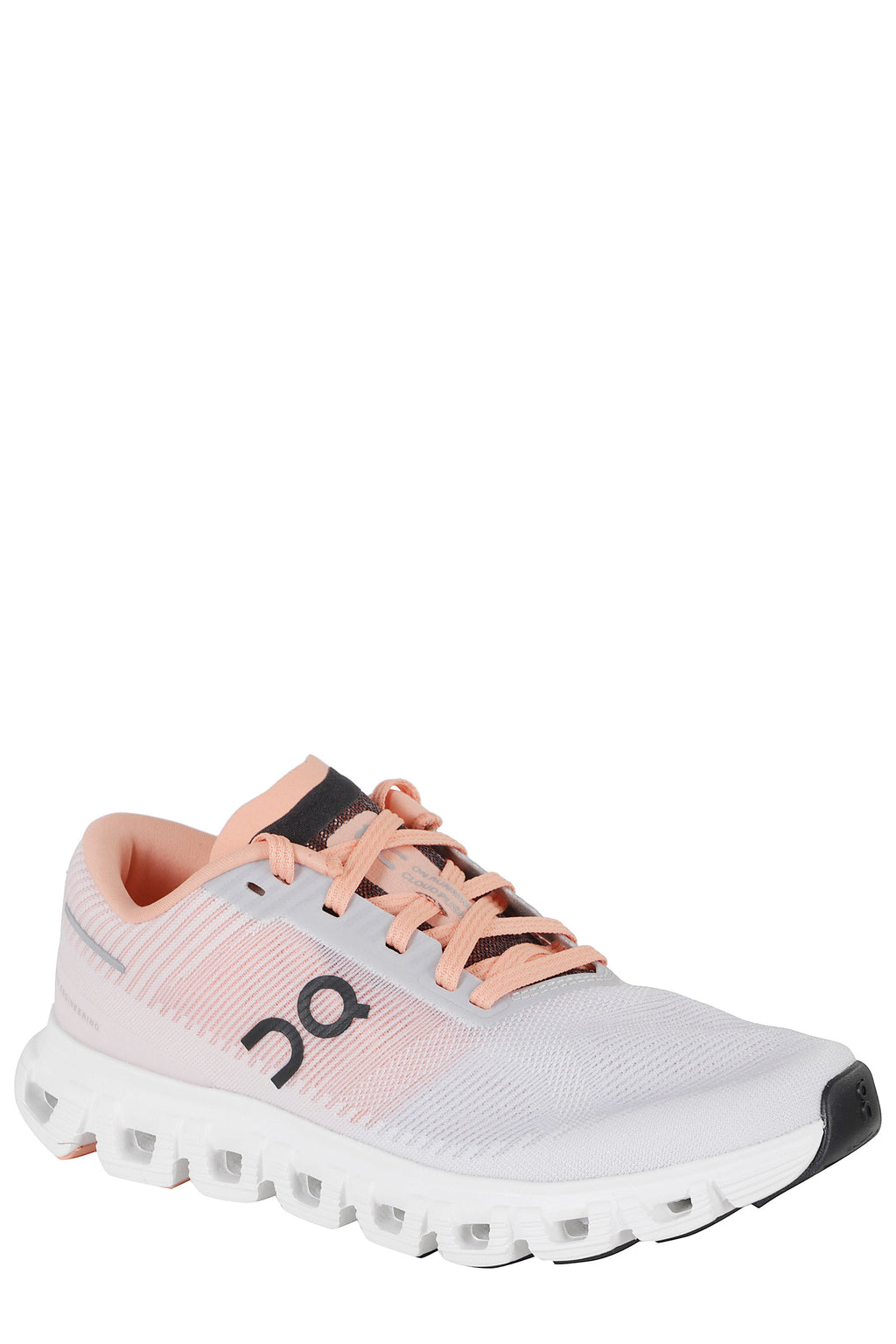 Gray And Orange Cloud 6 Push Polyester Sneakers