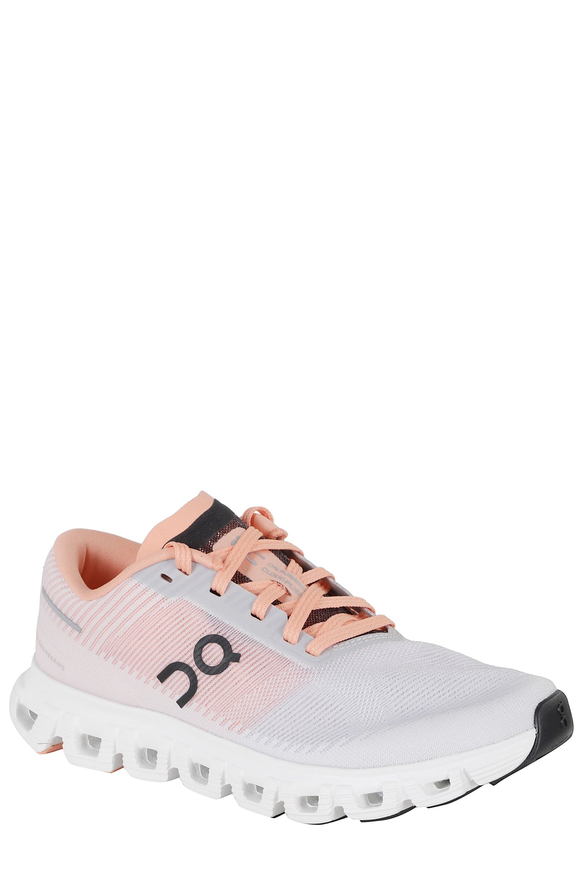 Gray And Orange Cloud 6 Push Polyester Sneakers