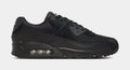 Air Max 90 Mens Running Shoes (Black/Black/Light Smoke Grey)