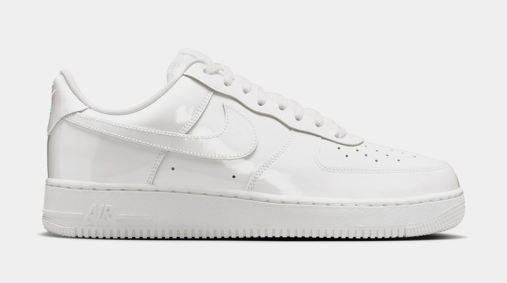 Air Force 1 '07 Patent Leather Mens Lifestyle Shoes (White/White)