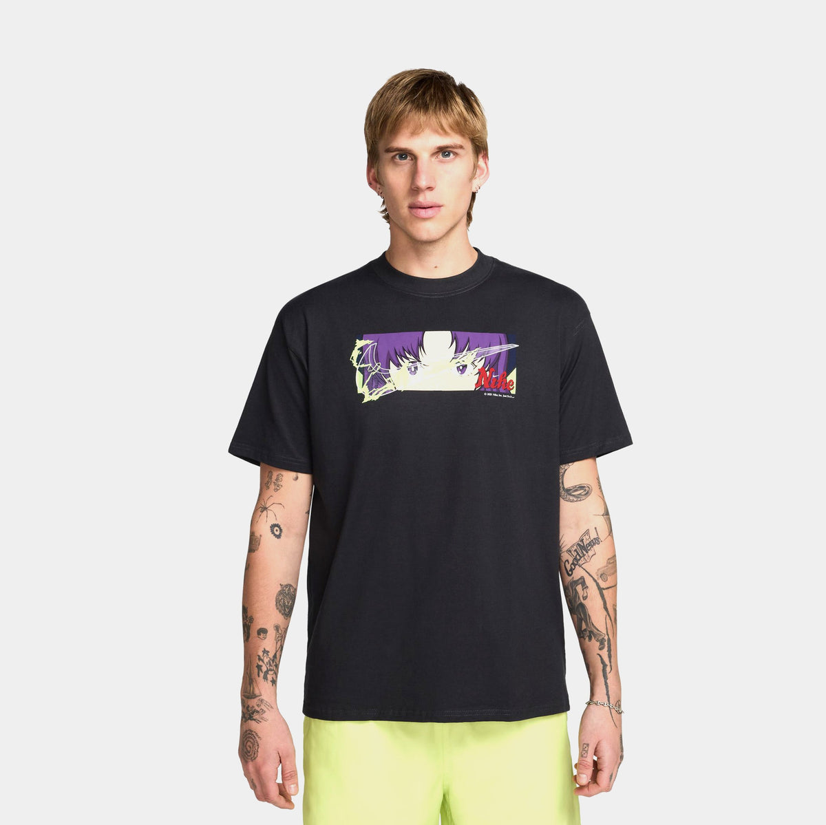 NSW Max 90 Hero Mens Short Sleeve Shirt (Black/Purple)