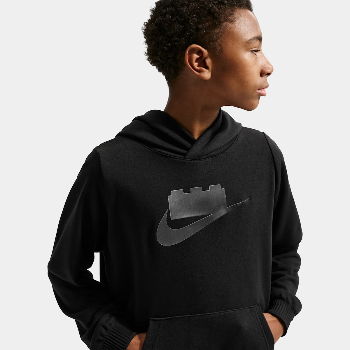 LEGO Collection Pullover Grade School Hoodie (Black/Smoke Grey)