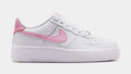 Air Force 1 Low Preschool Lifestyle Shoes (White/Pink Rise)