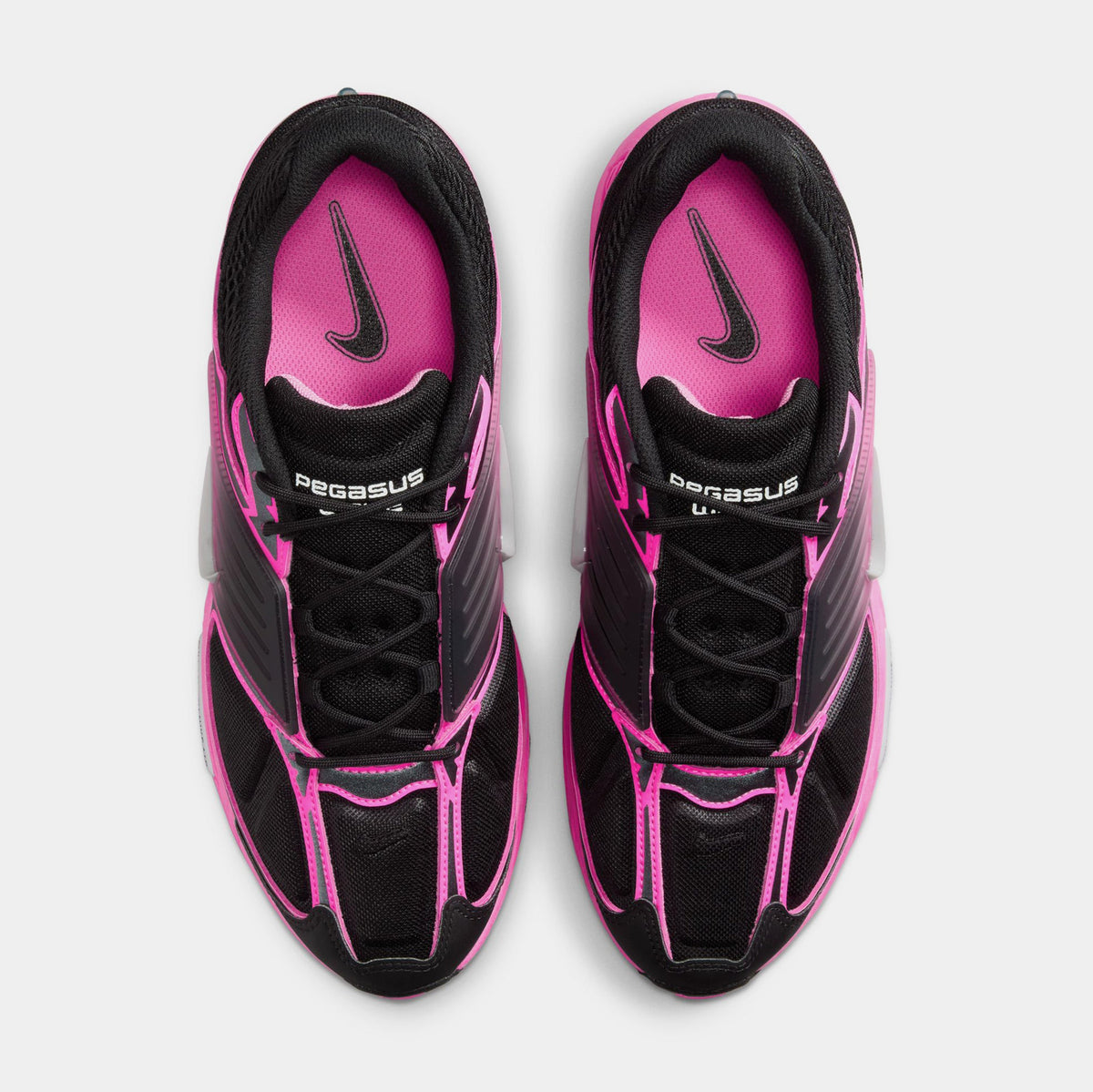 Air Pegasus Wave Mens Running Shoes (Black/Metallic Platinum/Pink Blast) Final Sale