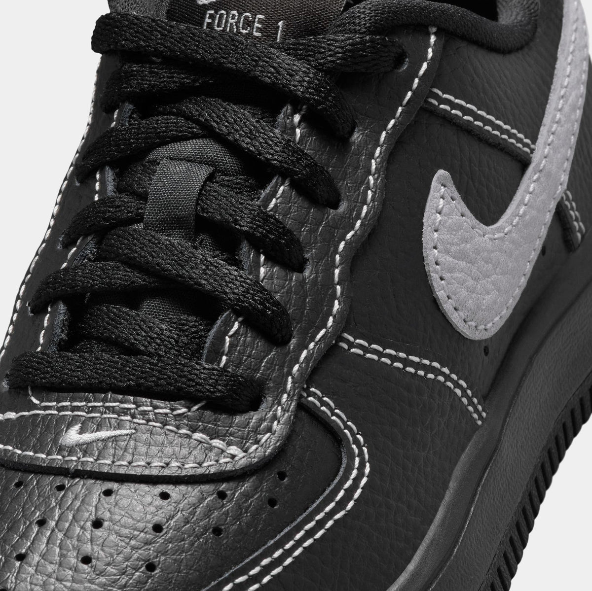 Air Force 1 Low LV8 3 Preschool Lifestyle Shoes (Black/Black/Black/Wolf Grey)