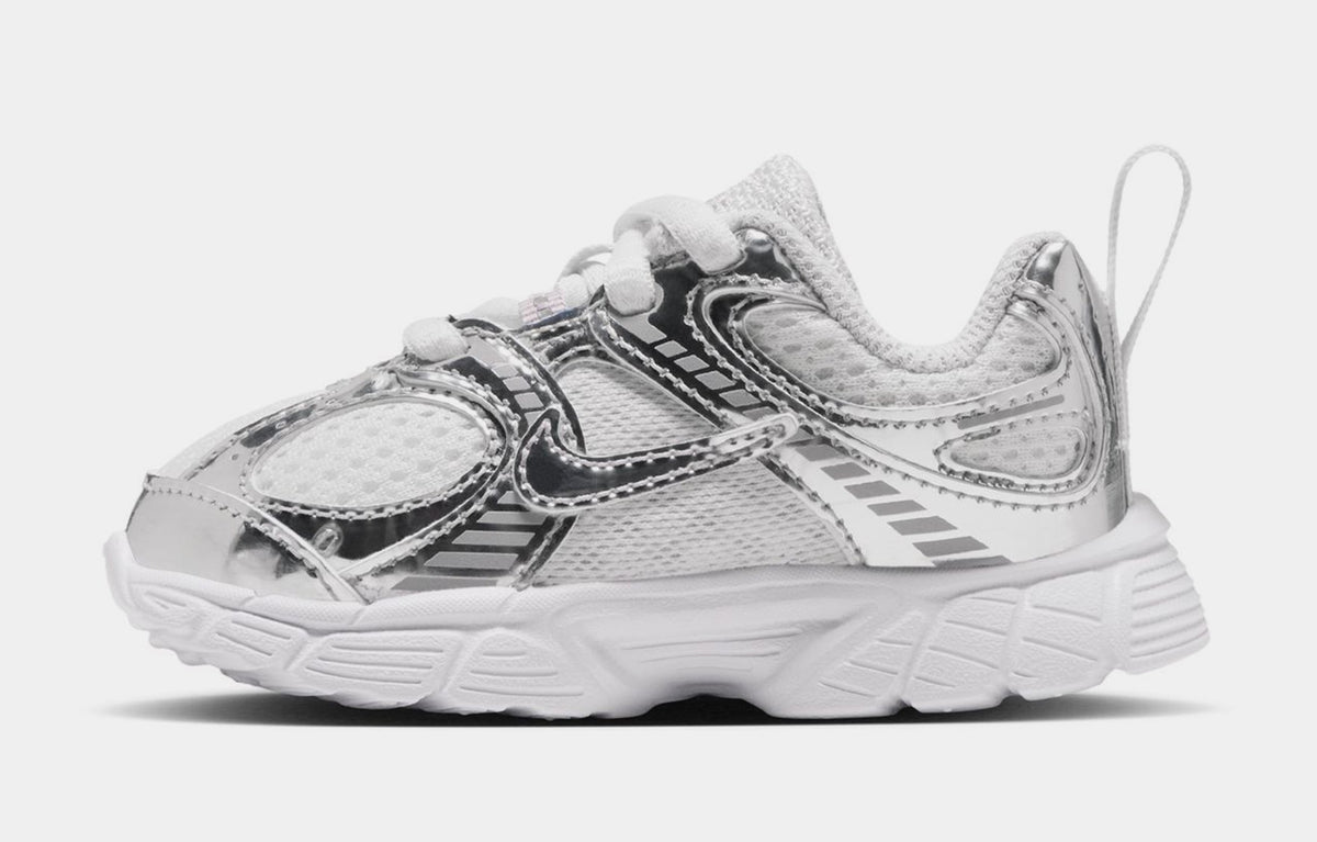 V5 RNR Infant Toddler Running Shoes (Off-White/Vast Grey/Silver Lilac/Metallic Silver)