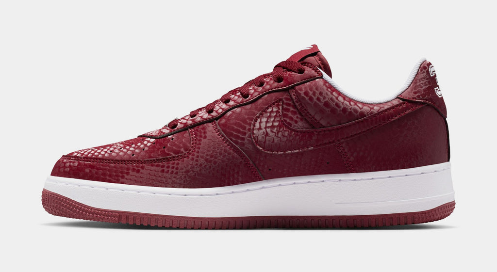Kobe Air Force 1 Lower Merion Mens Lifestyle Shoes (Team Red/White)