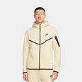 Tech Fleece Windrunner Full Zip Mens Jacket (Light Khaki/Black)