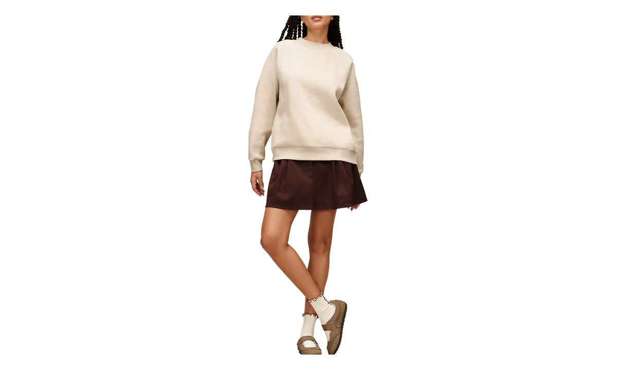 Classic Crewneck Sweatshirt WMNS "Sand Heather" 1160850 SDHT