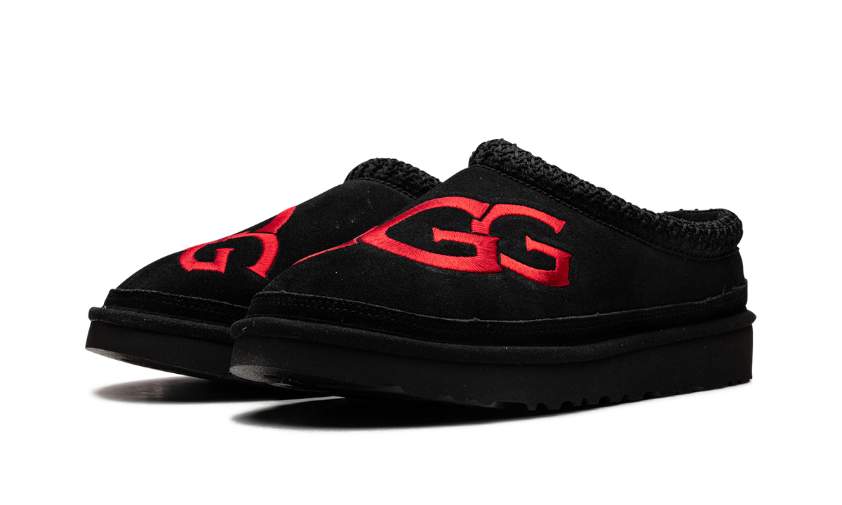 Tasman Logo Slipper "Black / Samba Red" 1112448 BSMR