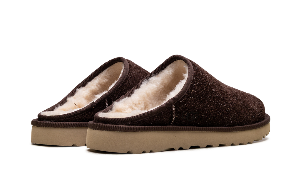 Classic Slip-On Shaggy Suede Slipper "Burnt Cedar" 1153104 BCDR